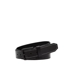 Fossil Julian Black Leather Solid Waist Belt-picture-36