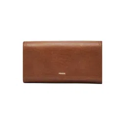 Fossil Logan Brown Small Leather Clutch-picture-44
