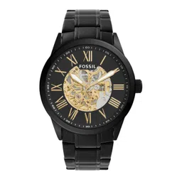 Fossil Men Black Skeleton Dial Analogue Automatic Motion Powered Watch BQ2092-picture-12