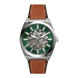 Fossil Men Everett Skeleton Leather Analogue Automatic Watch ME3261-picture-41