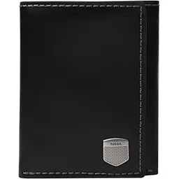 fossil Men Leather Hayes Black Wallet Ml4643001-picture-41