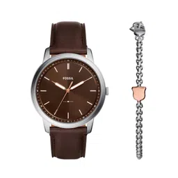 Fossil Minimalist Men Leather Straps Analogue Watch FS6019SET-picture-18