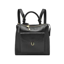 Fossil Parker Black Leather Medium Backpack-picture-13