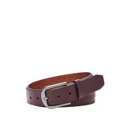 Fossil Samson Brown Leather Solid Waist Belt-picture-25