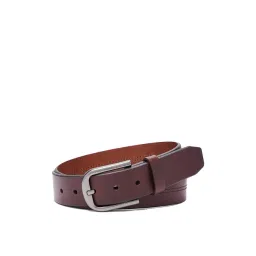 Fossil Samson Brown Leather Solid Waist Belt-picture-35
