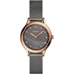 fossil Stainless Steel Laney Analog Multicolor Dial Women Watch-Bq3393, Gray Band-picture-55