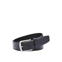 Fossil Teague Black Leather Solid Waist Belt-picture-34