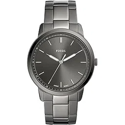 fossil The Minimalist 3h Analog Grey Dial Men's Watch - FS5459 Stainless Steel, Gray Strap-picture-33