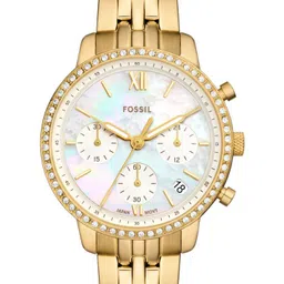 Fossil Women Embellished Dial & Stainless Steel Straps Analogue Watch AK_ES5358 image 4