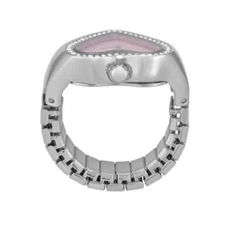 Fossil Women Embellished Dial & Stainless Steel Straps Analogue Watch Ring ES5408-picture-14