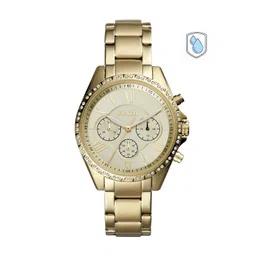 Fossil Women Gold-Toned Modern Courier Analogue Chronograph Watch BQ3378-picture-29