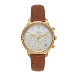 Fossil Women Neutra Embellished Dial & Leather Straps Analogue Watch ES5278-picture-17