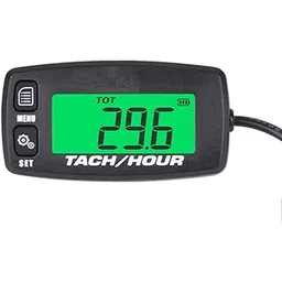 FOUNDOWN Engine Hour Meter Inductive Tachometer Gauge Backlit Digital Resettable for Motorcycle Marine Glider ATV Snow Blower Lawn Mower Boat-picture-15