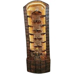 Fountain World Electric 6 Feet Diya Outdoor,Indoor Water Fountain for Living Room, Home Dcor with Led Lights Water Pump-picture-15