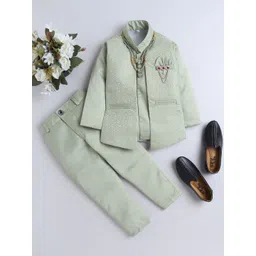 FOURFOLDS 2-Piece Printed Single-Breasted Suits-picture-52