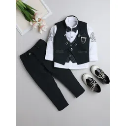 FOURFOLDS 3-Piece Printed Single-Breasted Suits-picture-41