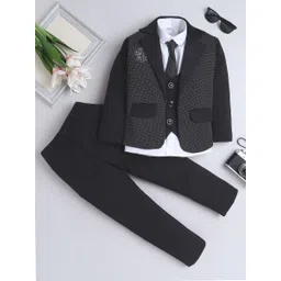 fourfolds BAESD Boys Self Design 3-Piece Suit-picture-30