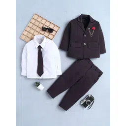 FOURFOLDS Boys 3-Piece Suit With Tie-picture-44