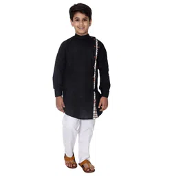 FOURFOLDS Boys Kurta With Pyjamas-picture-31