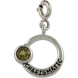 fourseven Jewellery 925 Sterling Silver Charismatic Leo Zodiac Charm Pendant, Fits in Bracelets, Chains and Necklace with Peridot for Men and Women-picture-24