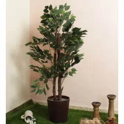 fourwalls Plastic Green Areca Floor Without Pot Artificial Plants-picture-38