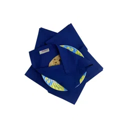 FOVEROS Blue 6 Pieces 35 cm x 35 cm Cotton Lunch Box Napkins-picture-22