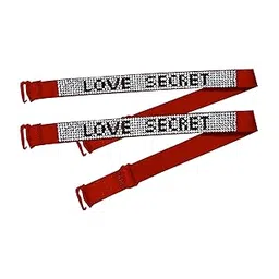 foverós Women Spandex Glittery Rhinestone Studded Bra Straps for Women,Pack of 1 Pair-picture-41