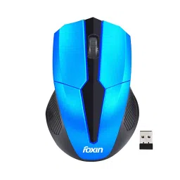 Foxin FWM-9099 Blue Wireless Optical Mouse with Nano Receiver-picture-10