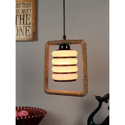 foziq Black & Beige Textured Contemporary Ceiling Lamp-picture-16