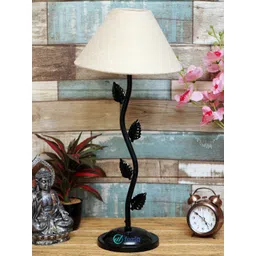 foziq Black & Off-White Textured Table Lamp-picture-38