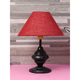 foziq Black & Red Solid Table Lamps-picture-24