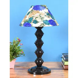 foziq Black & White Printed Frustum Shape Table Lamps-picture-28