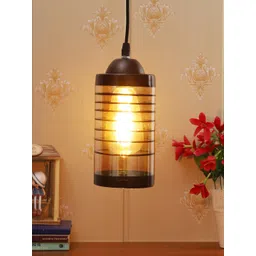 foziq Black Solid Cylindrical Ceiling Lamp-picture-24