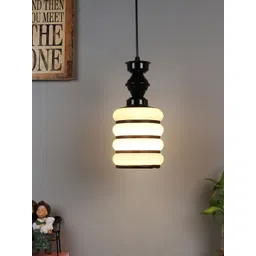 foziq Black Solid Cylindrical Metal Ceiling Lamp-picture-37