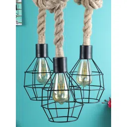 foziq Black Solid Frustum Ceiling Lamps-picture-28