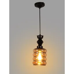 foziq Black Transparent Solid Ceiling Lamp-picture-31