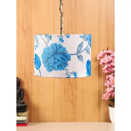 foziq Blue & White Printed Frustum Ceiling Lamps-picture-43
