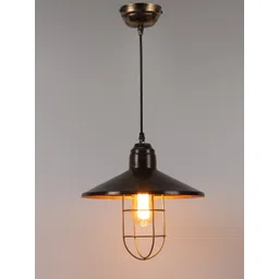 foziq Brown Solid Frustum Ceiling Lamps-picture-15