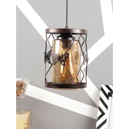 foziq Brown Solid Pendant Ceiling Lamp-picture-13