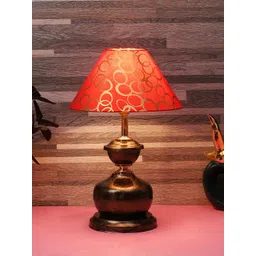 foziq Copper & Red Printed Metal Table Lamps-picture-26