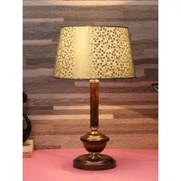 foziq  Copper-Toned Printed Table Lamp-picture-25