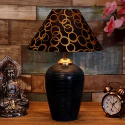 foziq Crafted table Lamp With Blue Terracotta Base Table Lamp-picture-11