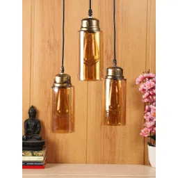 foziq Gold Solid Contemporary Ceiling Lamp image 4