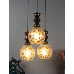 Foziq Gold-Toned Printed Ceiling Lamps-picture-39