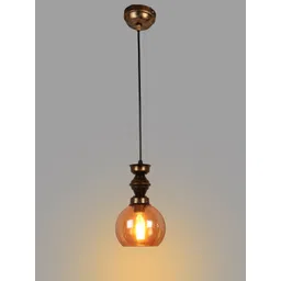 foziq Gold-Toned Solid Contemporary Ceiling Lamp-picture-44