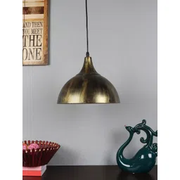 Foziq Gold-Toned Solid Contemporary Ceiling Lamp-picture-40