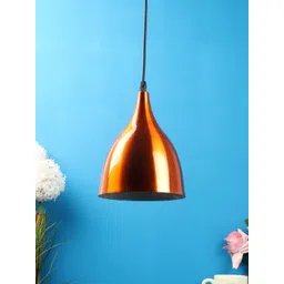 foziq Orange & Brown Solid Ceiling Lamp-picture-48
