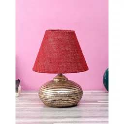 foziq Red Textured Table Lamp-picture-32