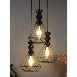 foziq Unisex Black Solid Ceiling Lamps-picture-32