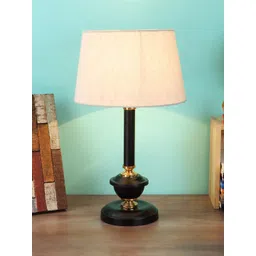 foziq White & Black Textured Table Lamps With Shade-picture-33